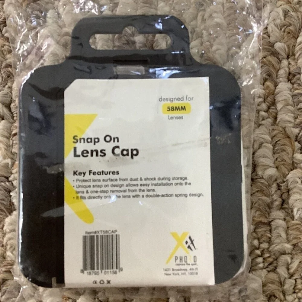Xit XT58CAP 58mm Snap-On Lens Cap